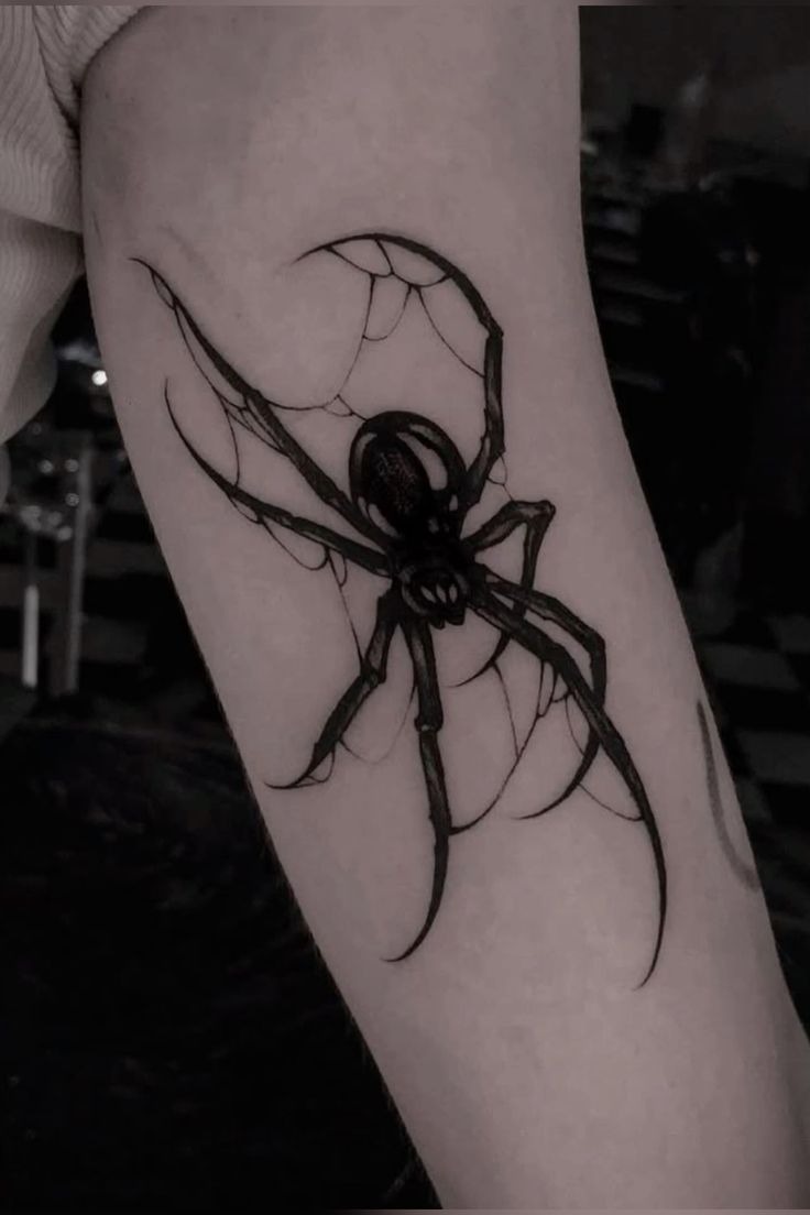 Scientific Spider Diagram Tattoo Tattoo Design