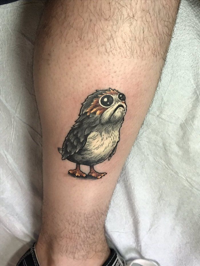 Cute Wide-Eyed Creature Tattoo Tattoo Design