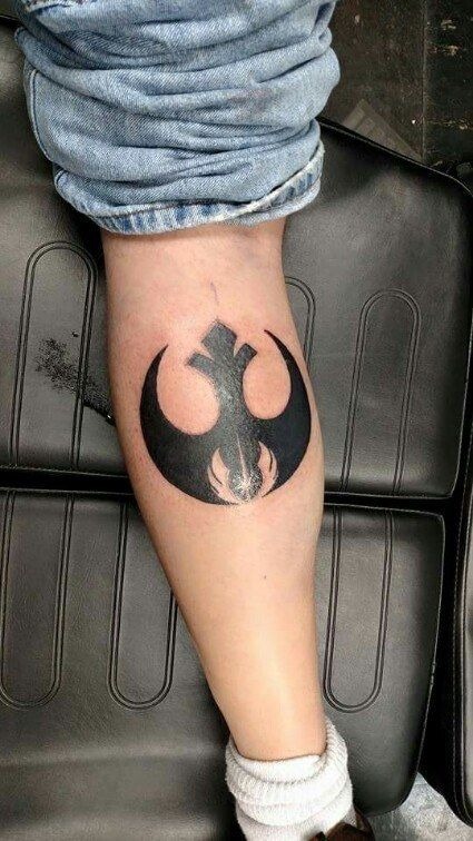 Minimal Rebel Alliance Symbol Tattoo Tattoo Design