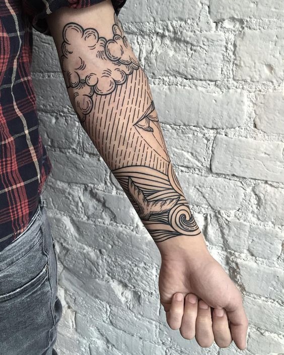 Bold Peony Bloom on the Shoulder Tattoo Design