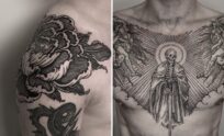 33+ Bold Woodcut Tattoo Ideas & Inspiration
