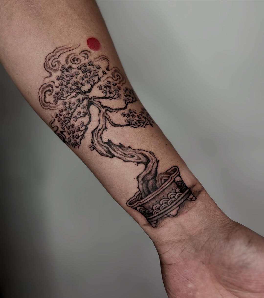 Elegant bonsai tattoo showcasing natural beauty Tattoo Design