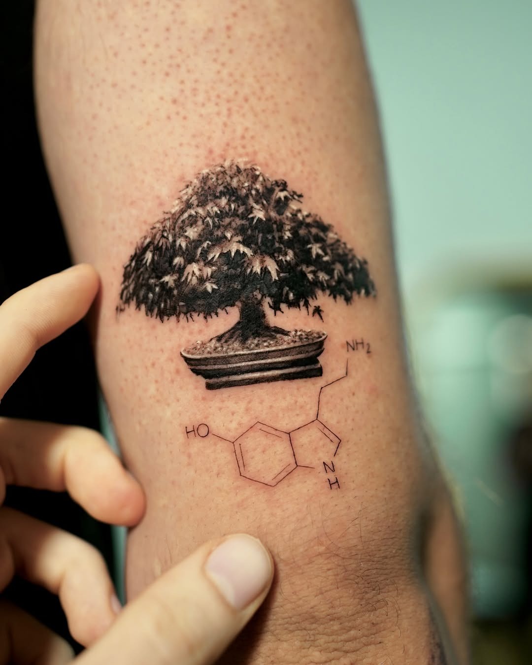 Nature meets science in stunning tattoo artistry. Tattoo Design