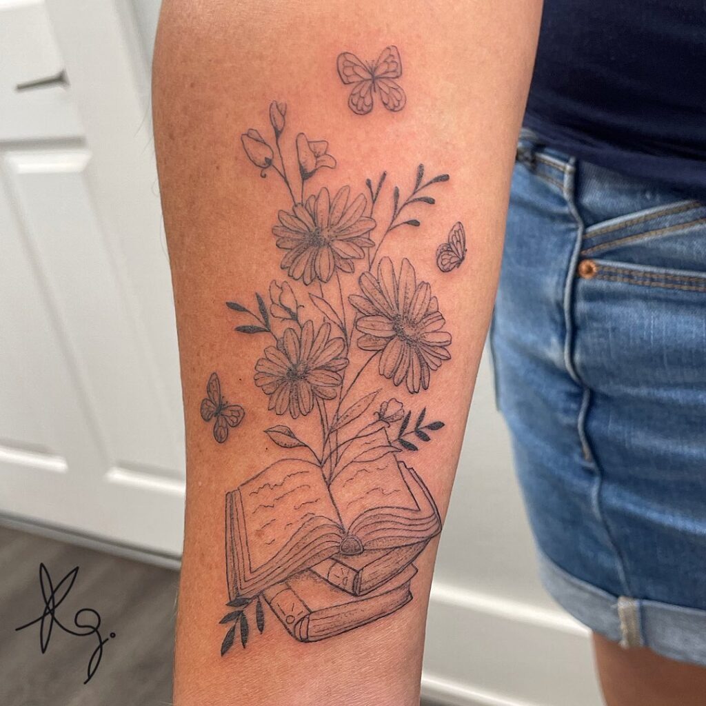 Blossoming Stories Tattoo Tattoo Design