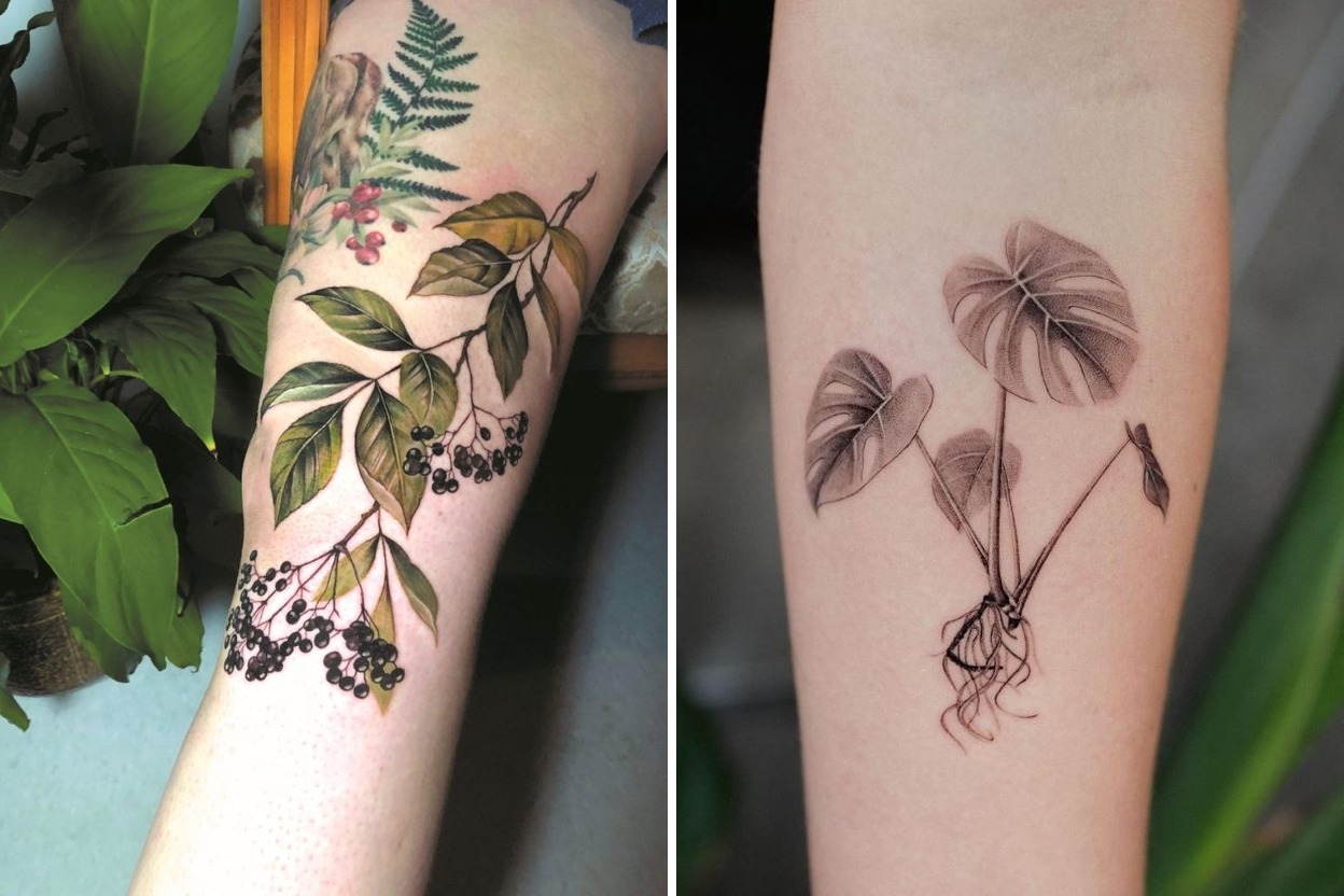 24+ Botanical Tattoo Ideas That Feel Fresh Personal and Beautifully Timeless Featured Lookbook Collage