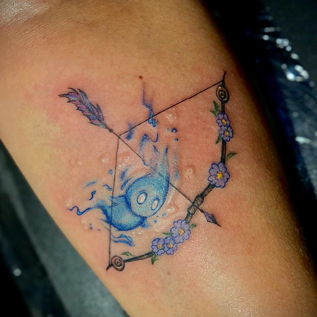 A Bow Becomes a Necklace Tattoo Tattoo Design