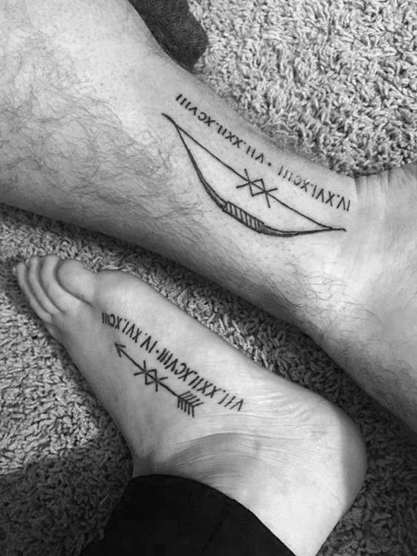 Bow to My Arrow Marriage Tattoo Arrow Tattoo Tattoo Design