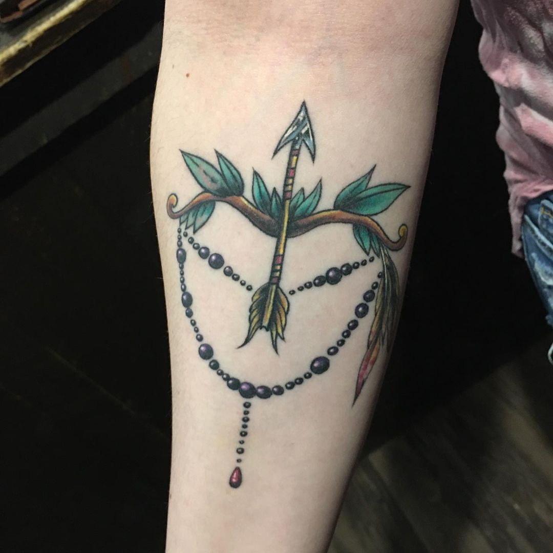 She’s Aiming for the Moon Tattoo Tattoo Design