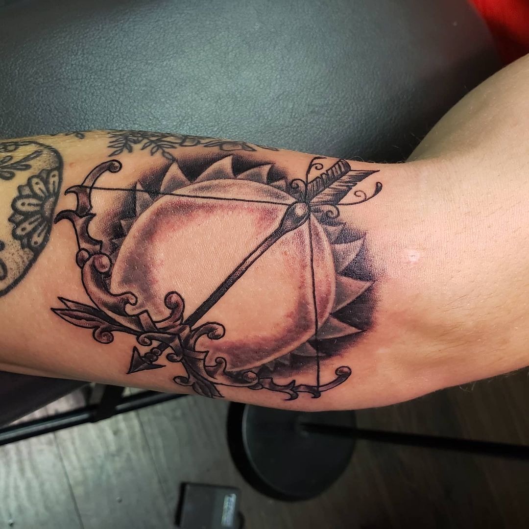 Shoot Down the Sun Tattoo Arrow Tattoo Tattoo Design
