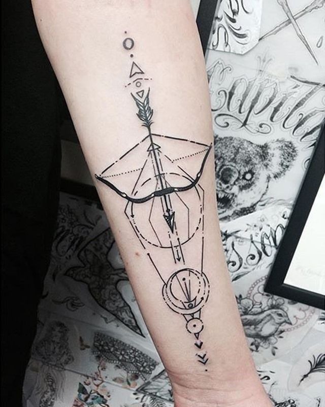 The Math of Great Aim Arrow Tattoo Tattoo Design