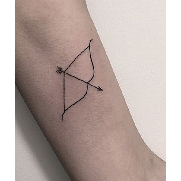 The Quintessential Bow and Arrow Tattoo Tattoo Design