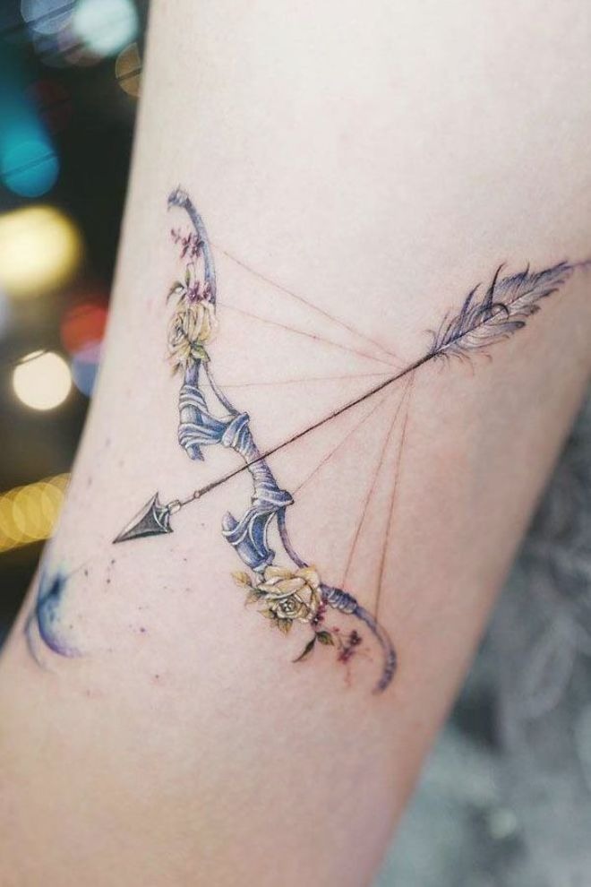 Women’s Nude Amazon Archer Tattoo Arrow Tattoo Tattoo Design