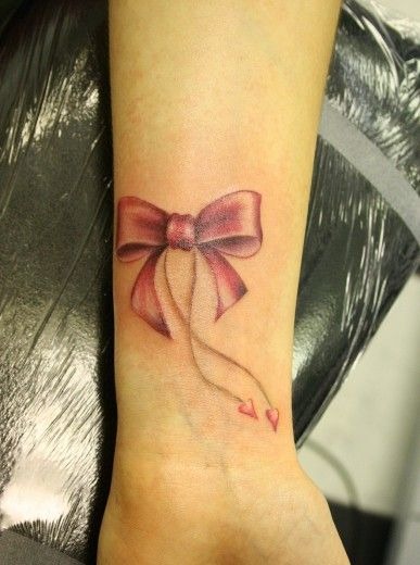 Red Heartstrings Tattoo Design