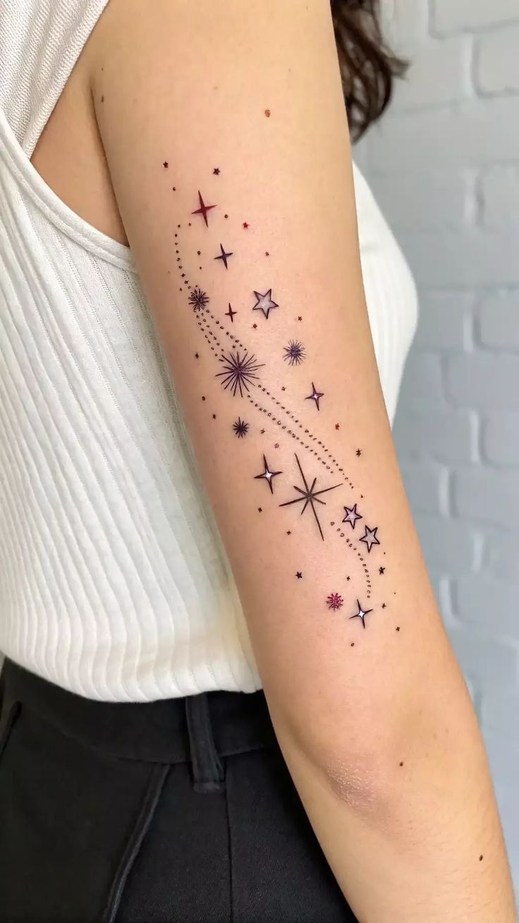 Solar System Spine Tattoo Tattoo Design