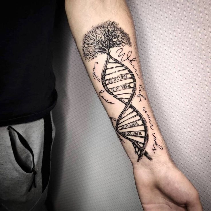 DNA Family Tree Tattoo Tattoo Design