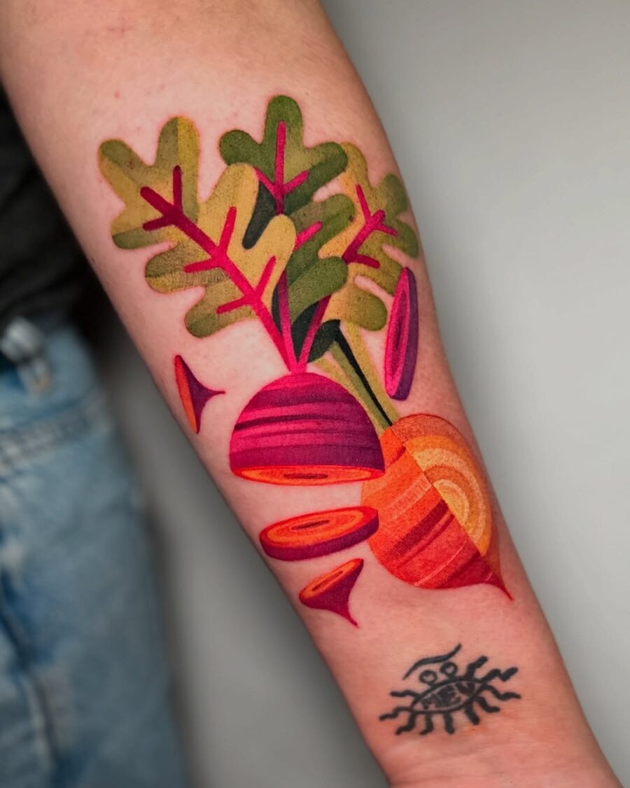 The design centers on colorful veggies come life imagery that reads clearly at a glance.