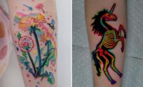 65+ Bright Color Tattoo Ideas & Inspiration