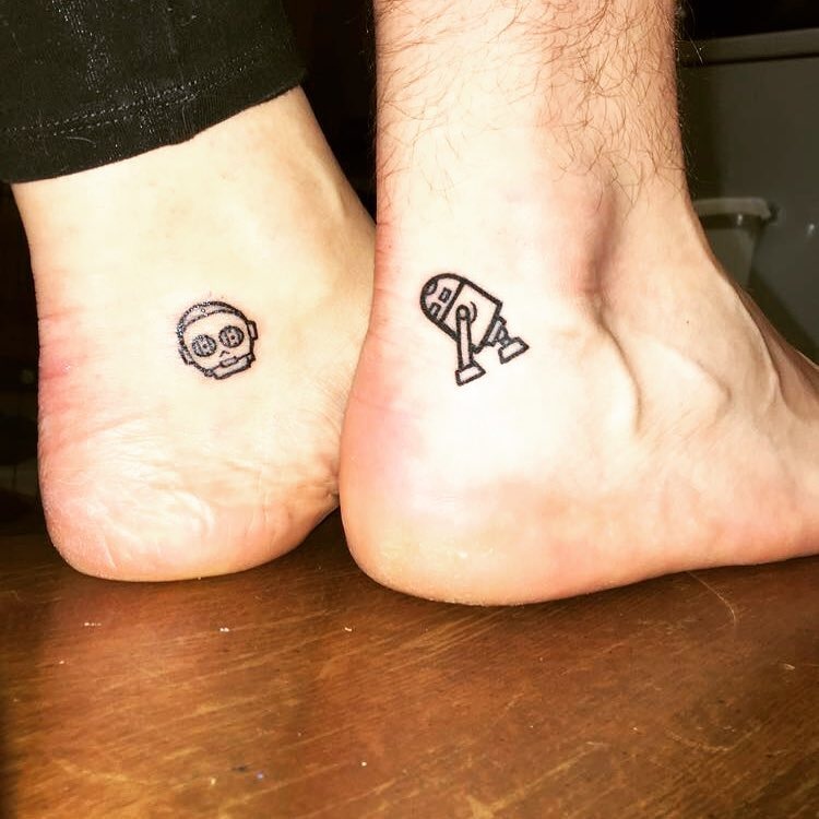 Adorable Matching Panda Sibling Tattoo Tattoo Design