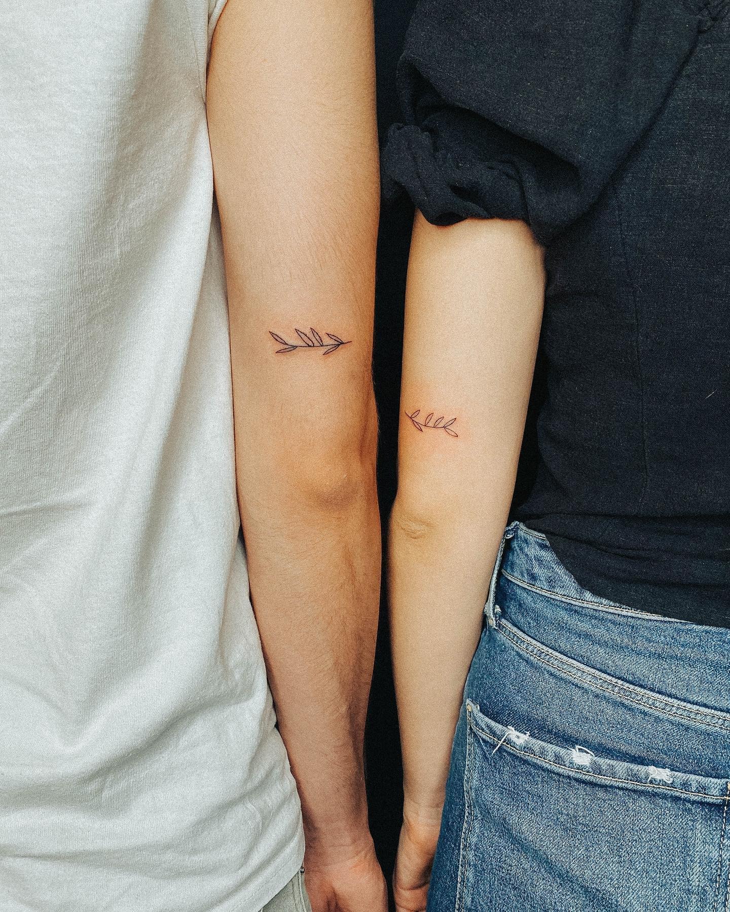 Intertwined Hearts Matching Tattoo Tattoo Design