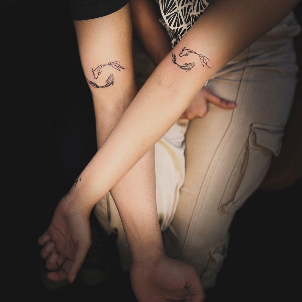 Jester Skull Sibling Tattoo Tattoo Design