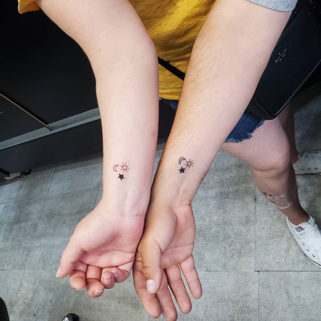 Matching Anatomical Heart Sibling Tattoo Tattoo Design