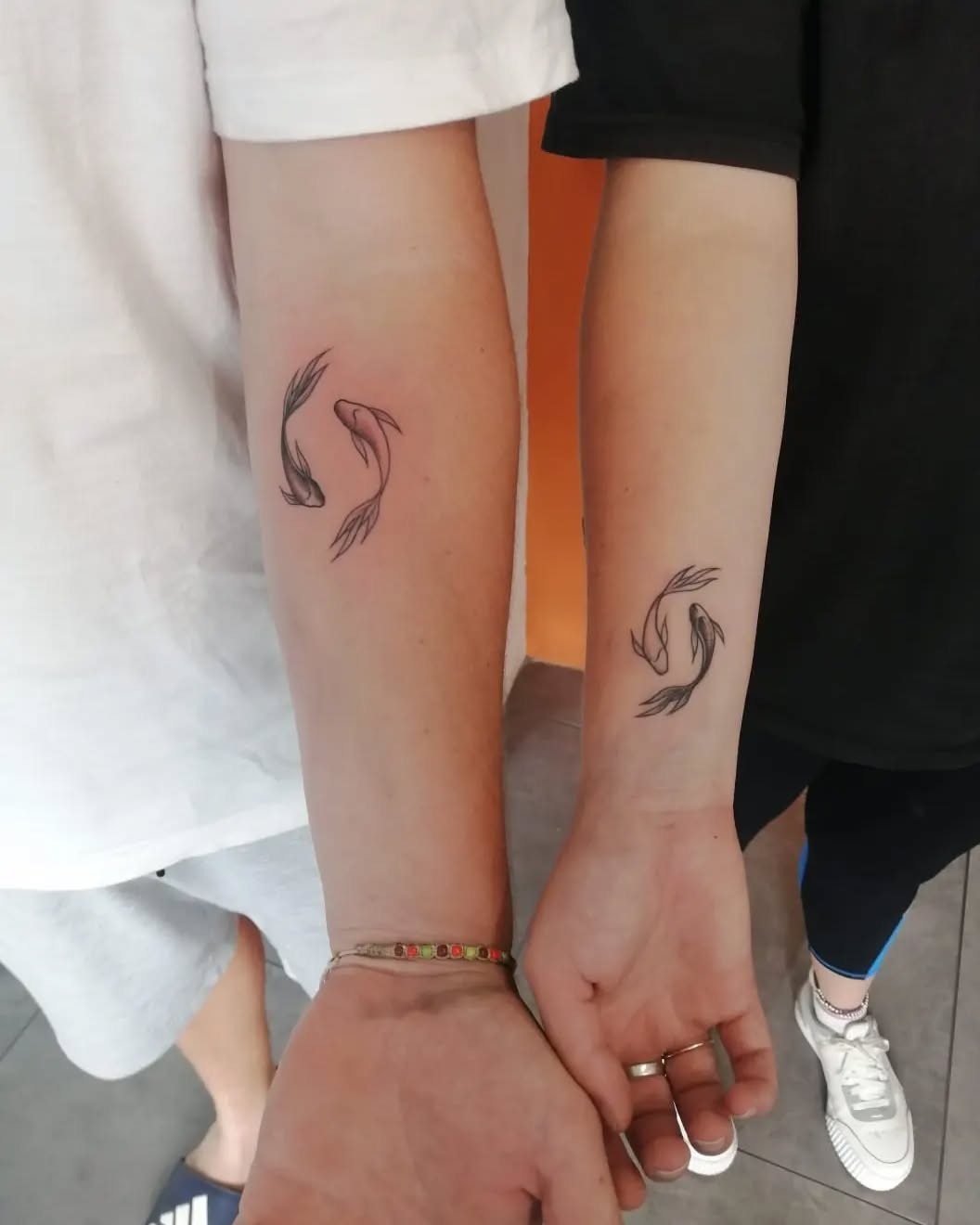 Sibling Unity with Ad Maiora Tattoo Tattoo Design