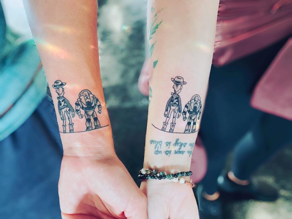 To Infinity and Beyond Sibling Tattoo Tattoo Design