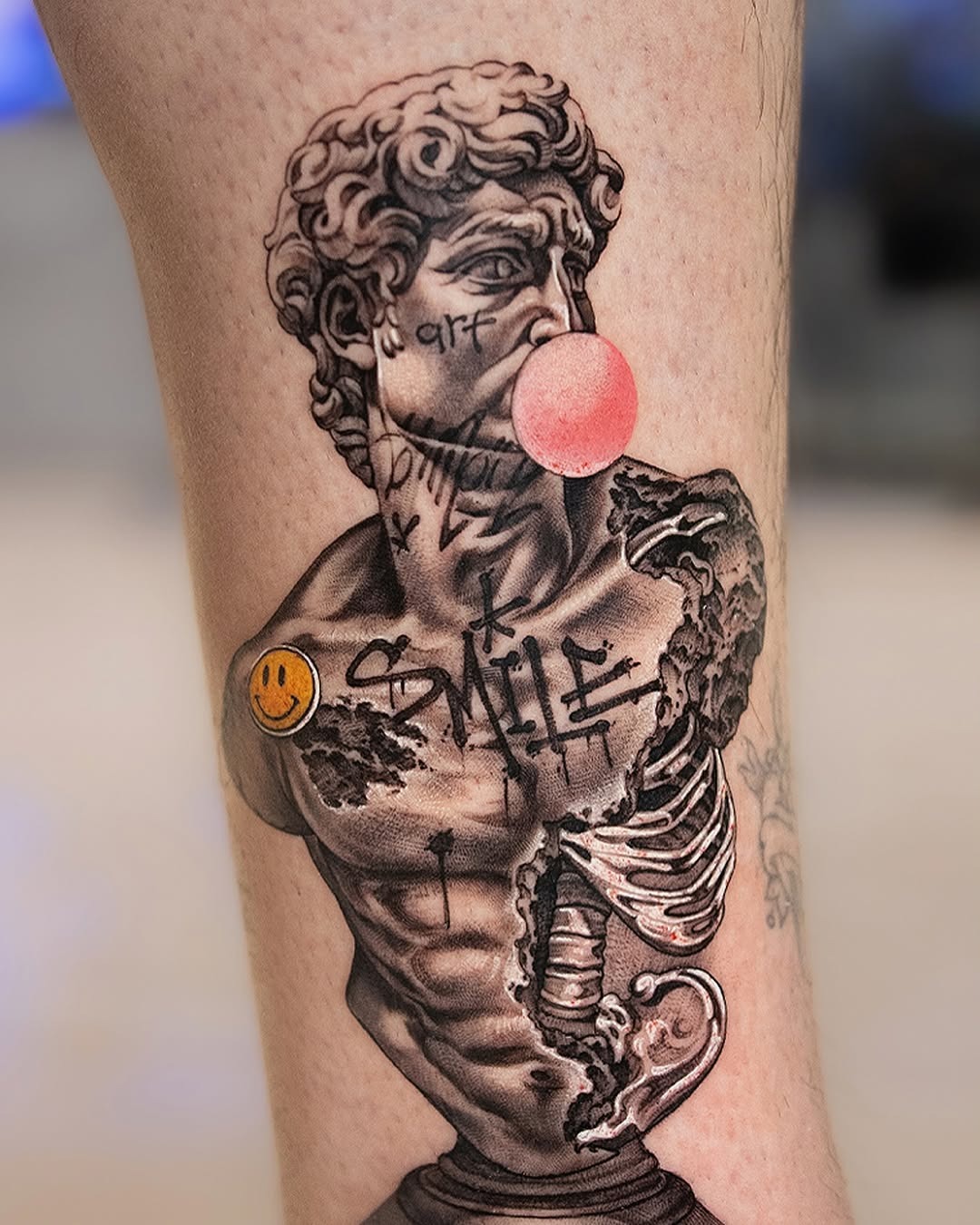 Playful twist on classical tattoo art Tattoo Design