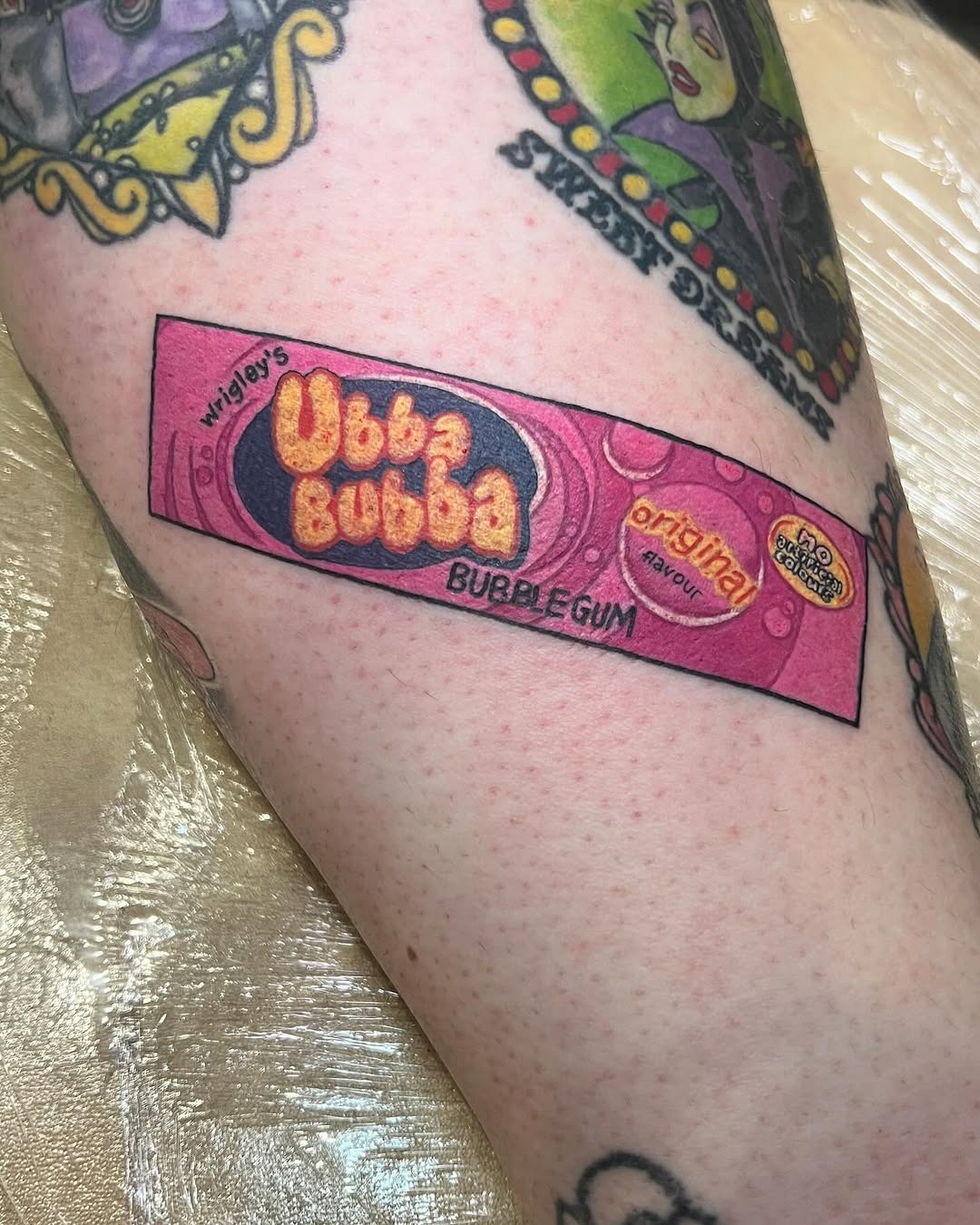 Wrigley’s Bubba Bubba Tattoo Design Tattoo Design