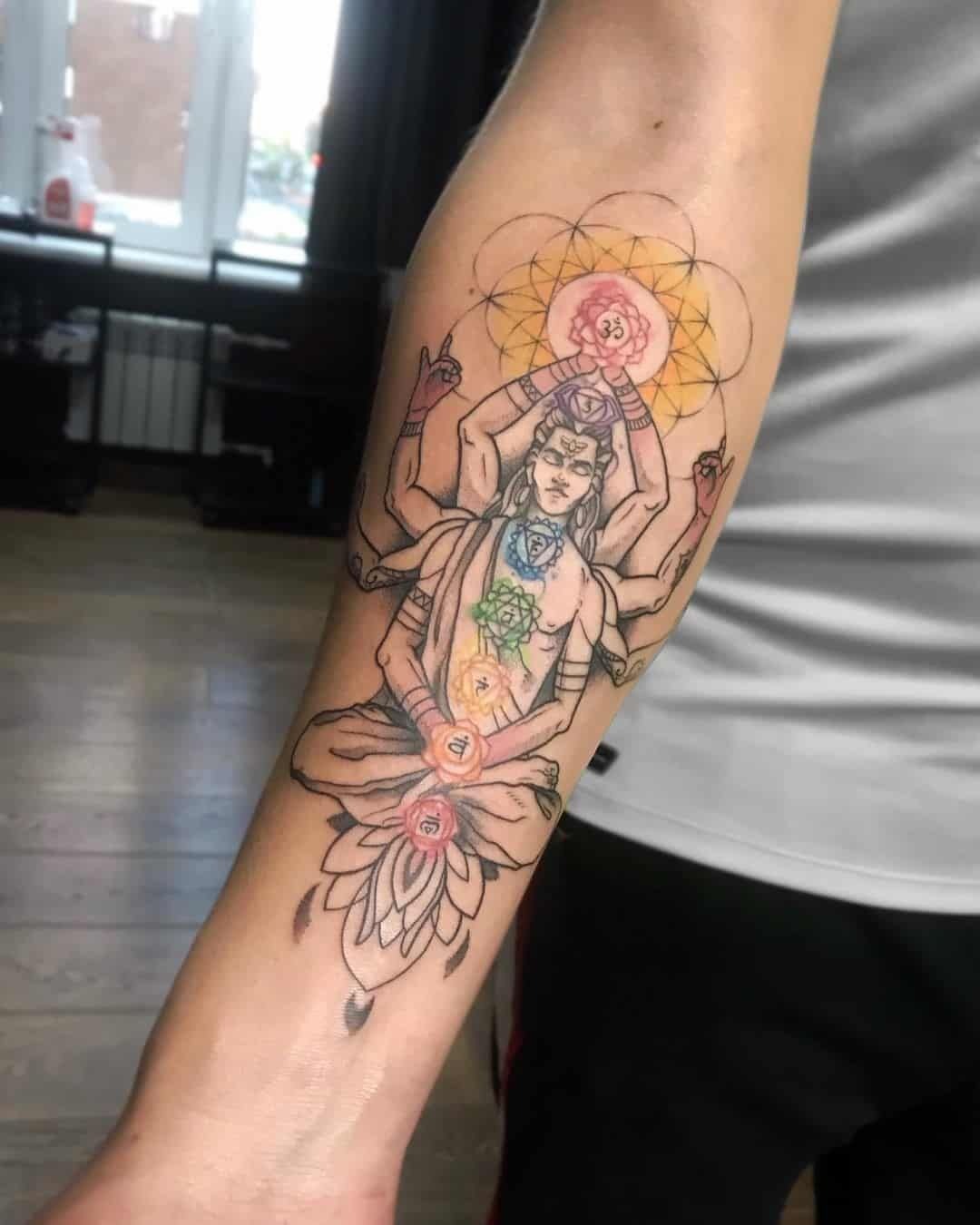 Chakra Lord Gautam Inspiration Tattoo Design