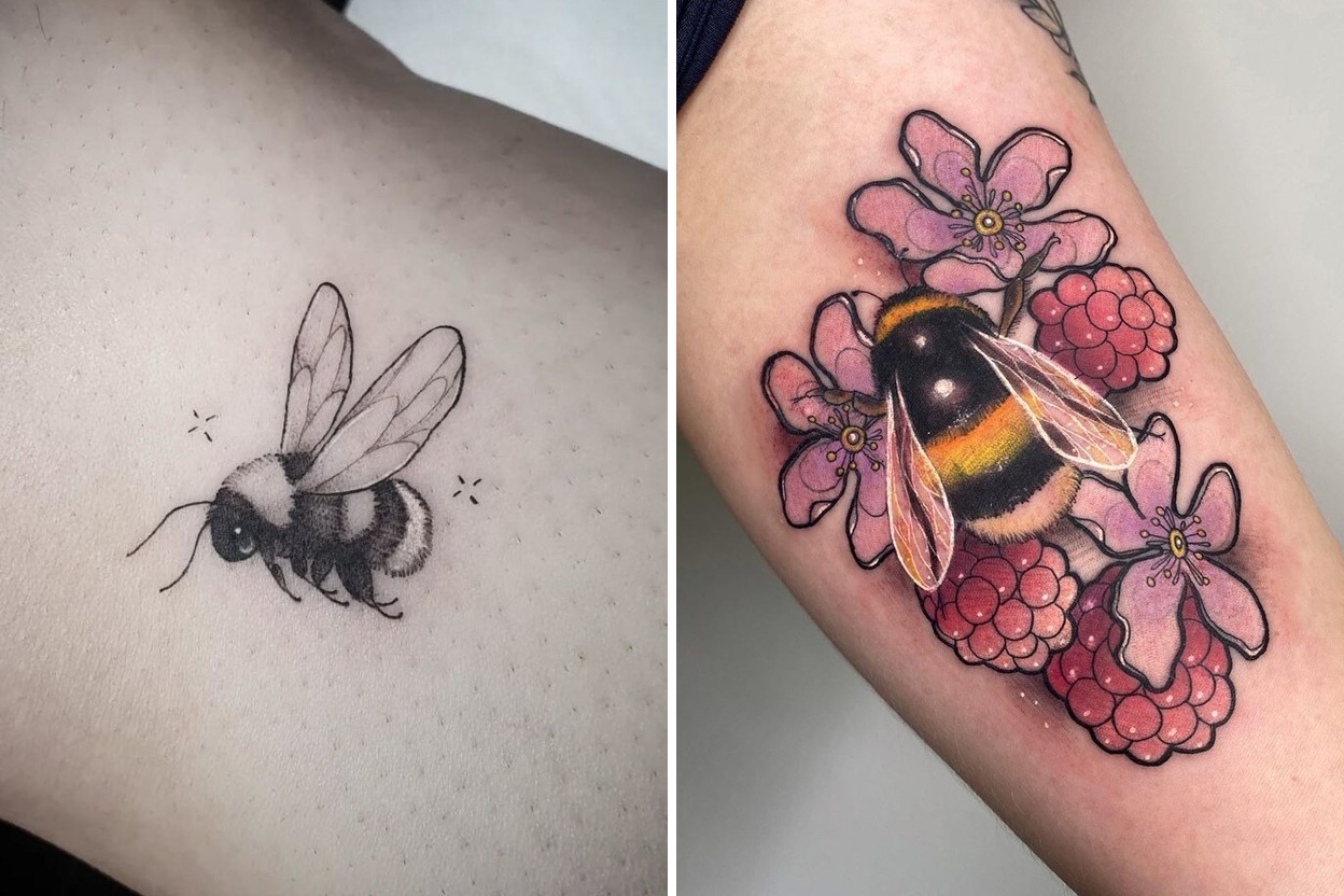 23+ Bumble Bee Tattoo Ideas With Clean Modern Artistry