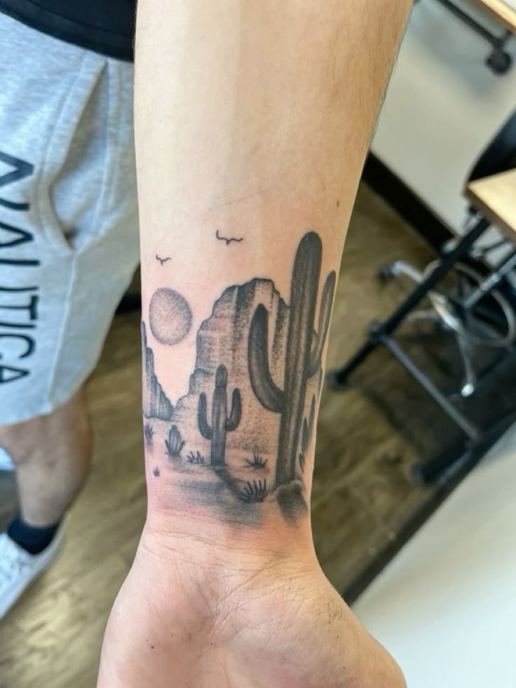 Scenic Sleeve Starter Tattoo Design
