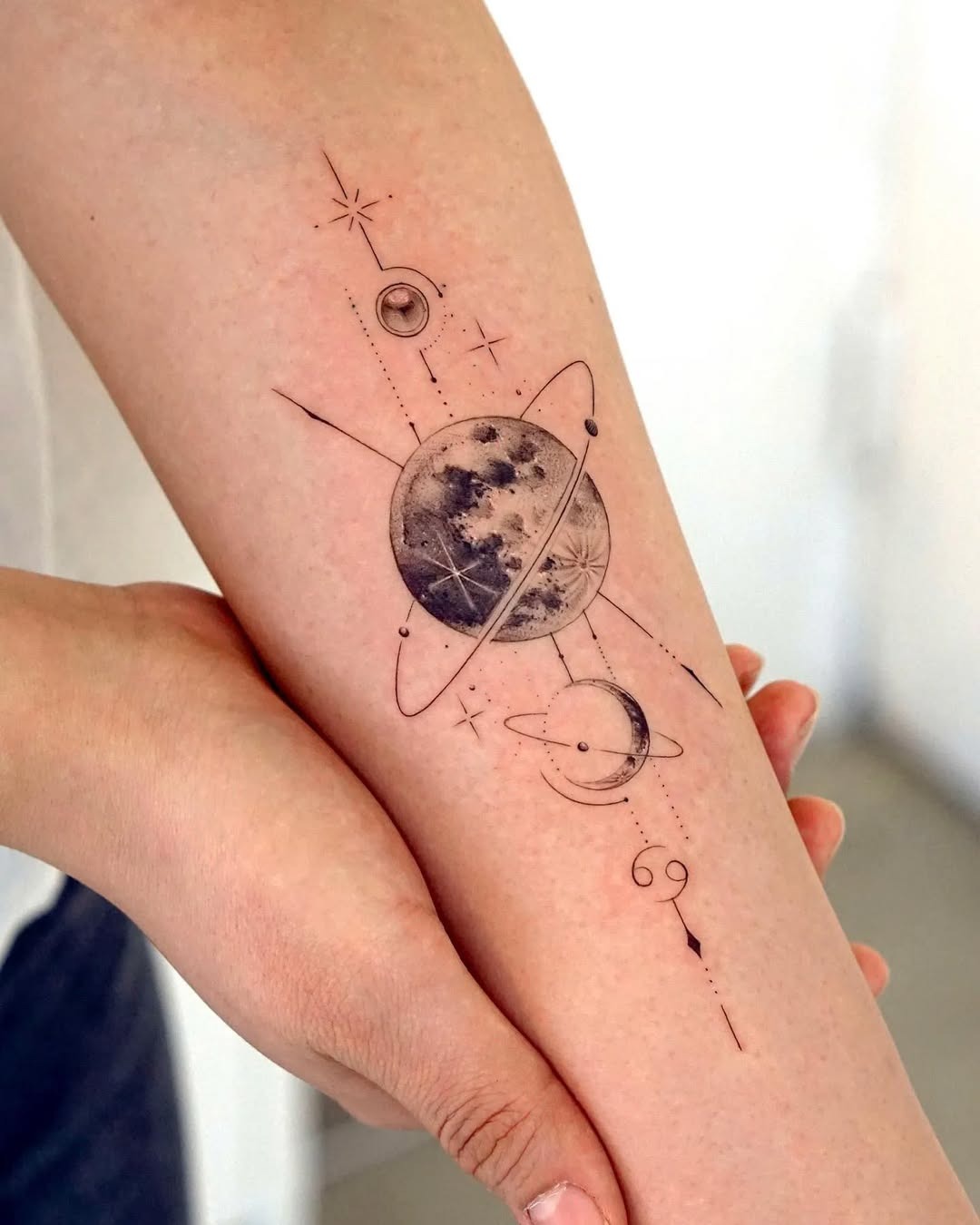 Astrological designs infused with cosmic energy Tattoo Design