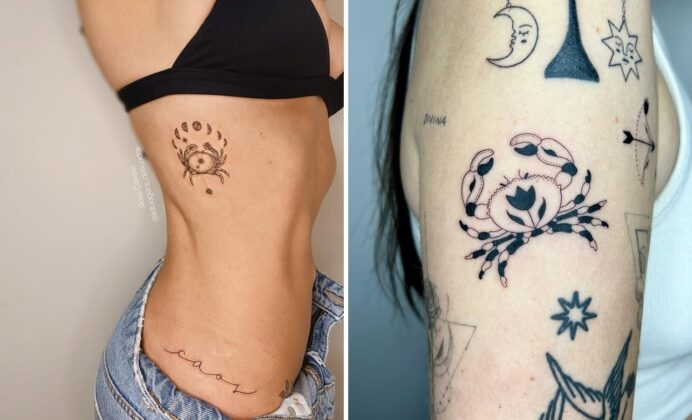 29+ Cancer Zodiac Tattoo Ideas & Inspiration