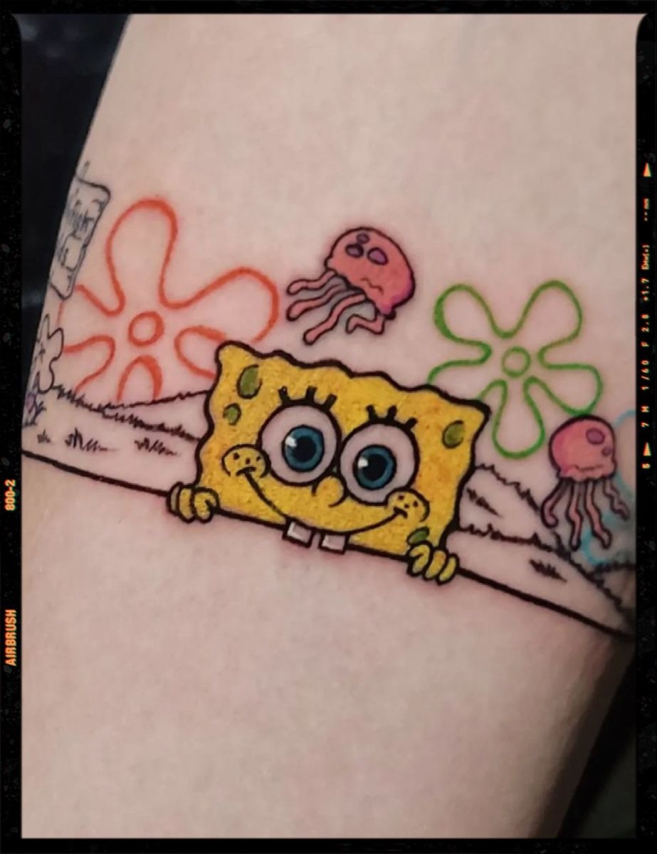 Fine Line Bikini Bottom Homes Outline Tattoo Design