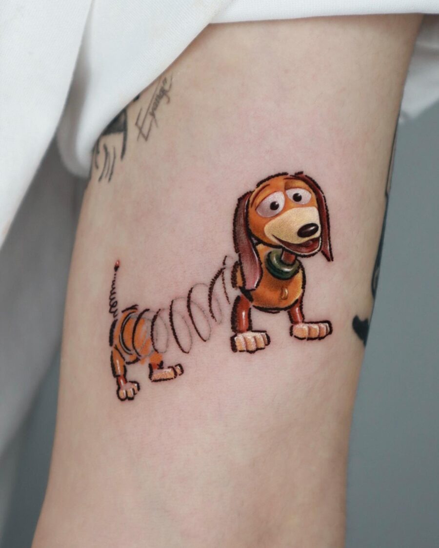 Charming Toy Story Dog Tattoo Inspiration Tattoo Design