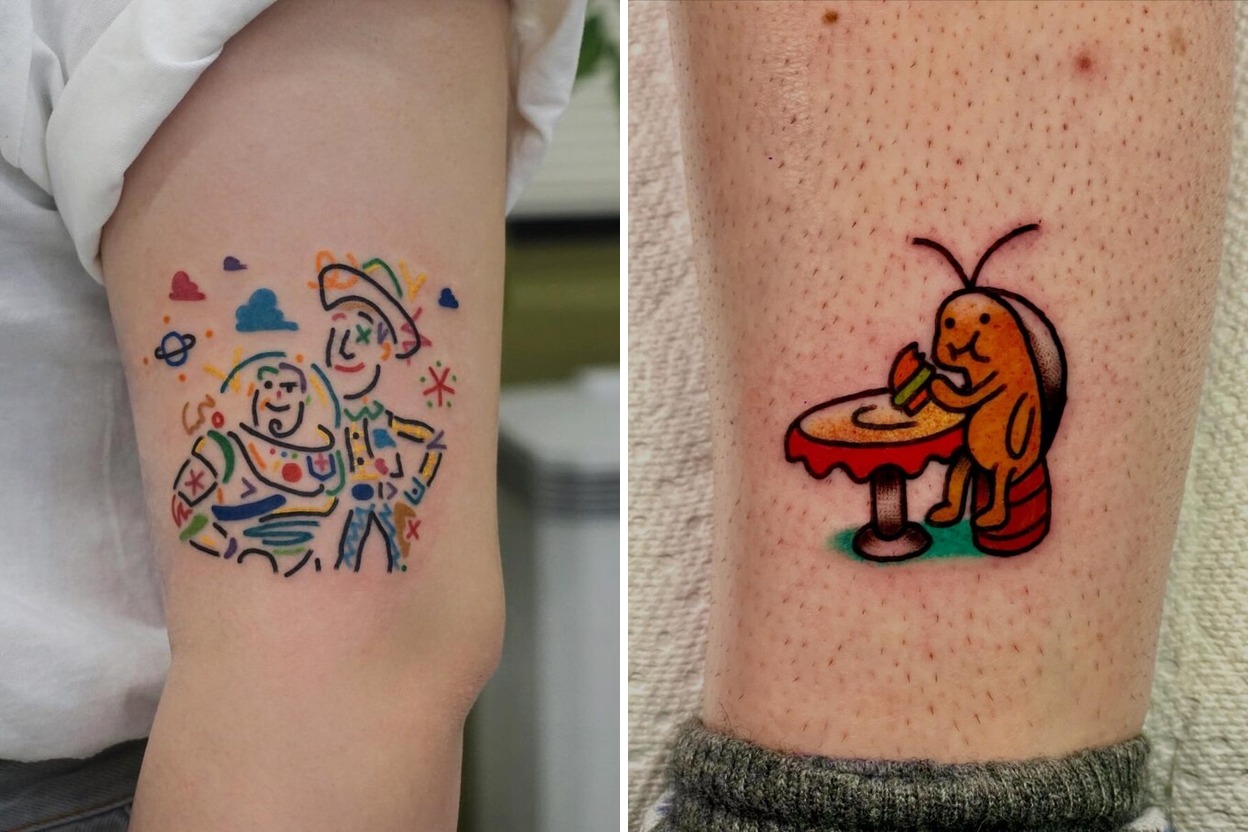 97 Inspiring Cartoon Tattoo Ideas That Stand Out With Elegance Featured Lookbook Collage