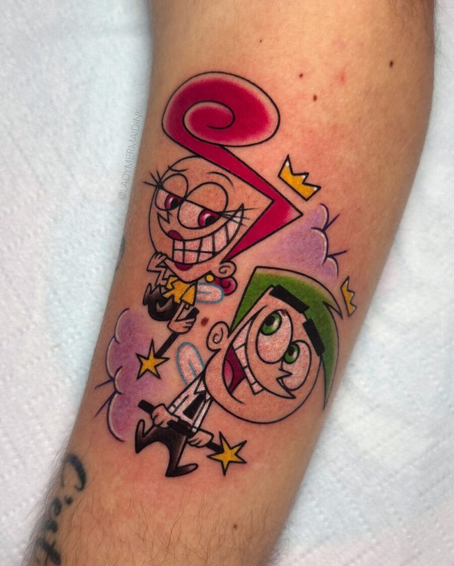 Playful Fairly OddParents Tattoo Design Tattoo Design