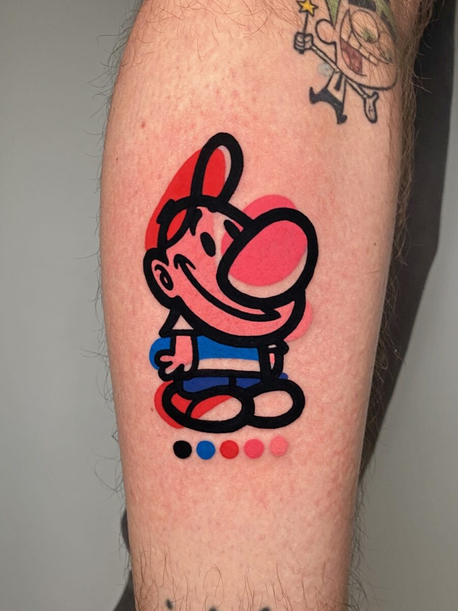 Vibrant Cartoon Character Tattoo Design Tattoo Design