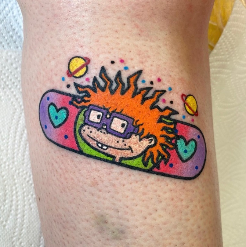 Whimsical Chucky Finster Cartoon Tattoo Design Tattoo Design