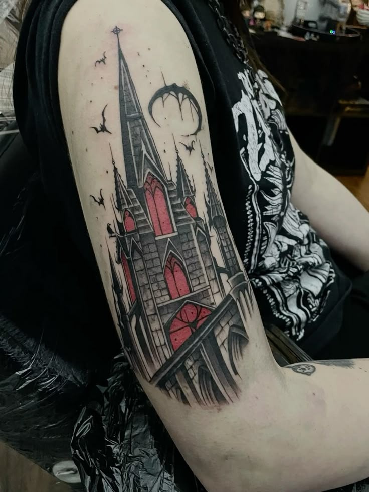 Small Cologne Cathedral-Inspired Tattoo Tattoo Design