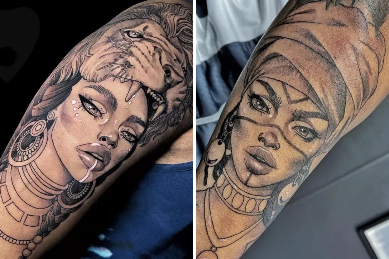 30+ Celebrating African Queen Tattoo Ideas & Inspiration Featured Lookbook Collage