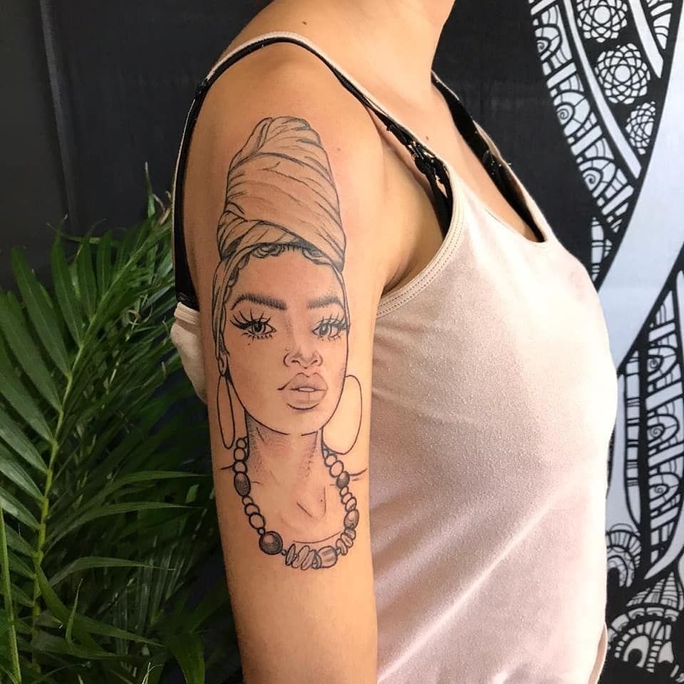 The Bold Queen Tattoo Design
