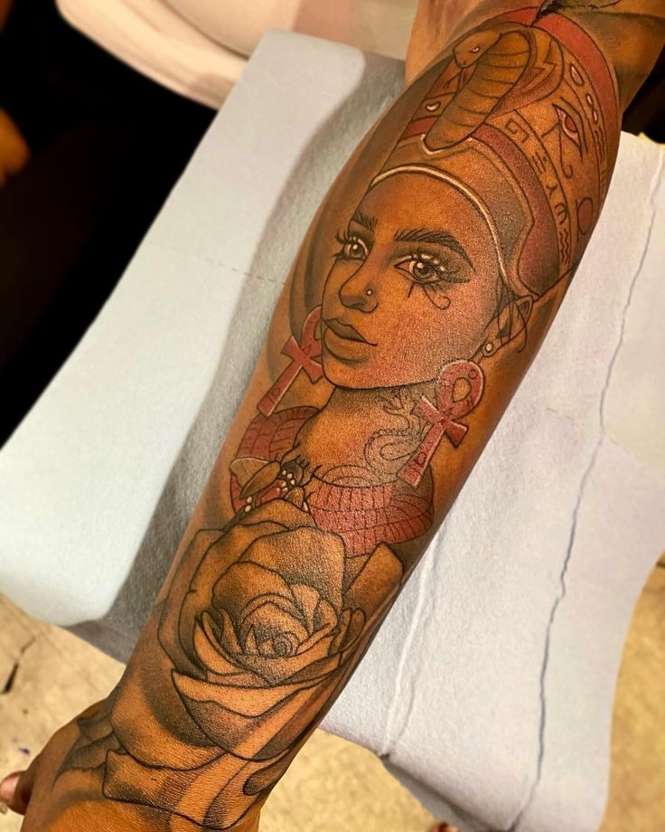 The Divine Protector Tattoo Design