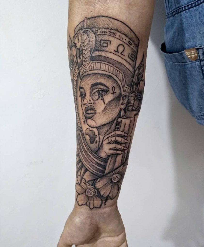 The Eternal Pharaoh Tattoo Design