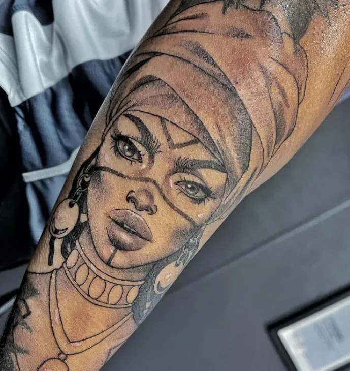 The Wise Matriarch Tattoo Design