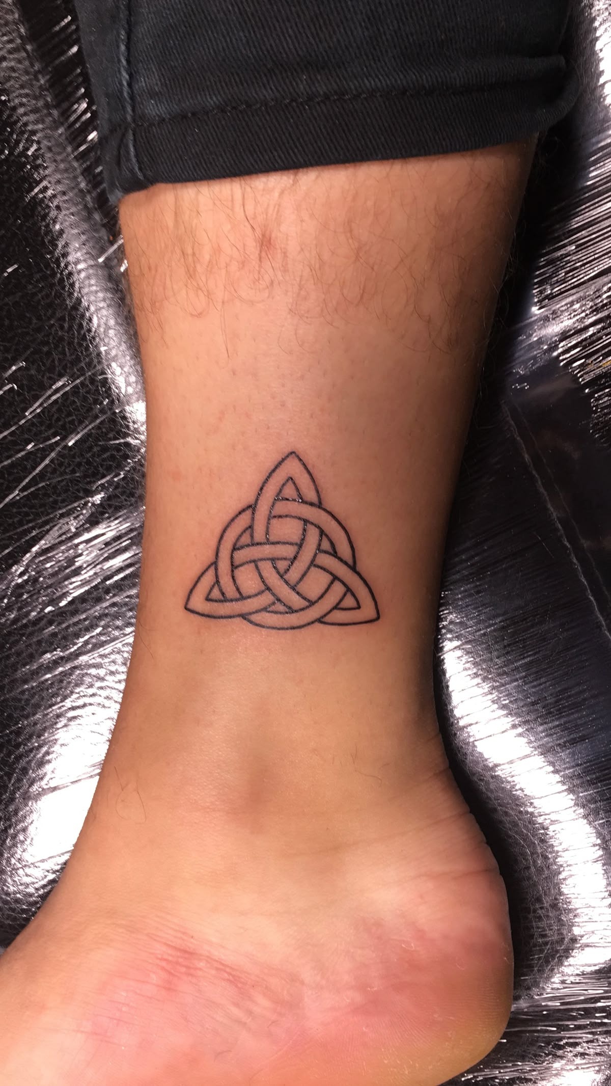 Mini Trinity Knot Finger Tattoos Tattoo Design
