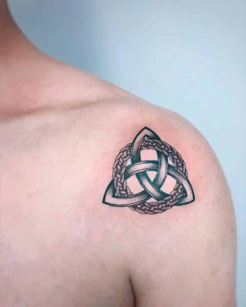 Minimalist Trinity Knot Wrist Tattoo Tattoo Design