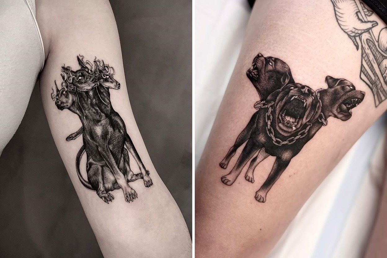 21+ Cerberus Tattoo Ideas That Unleash Mythical Power in Featured Lookbook Collage