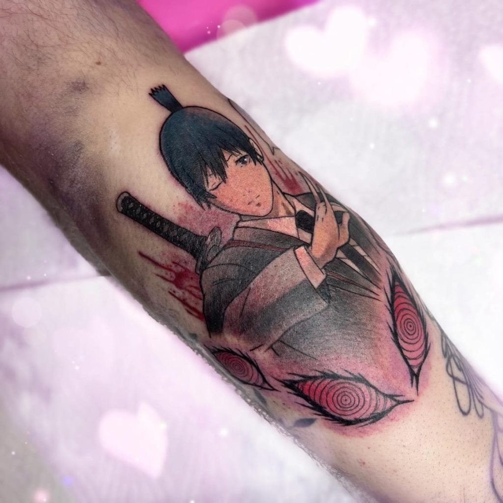 Aki's Focused Resolve Tattoo Design